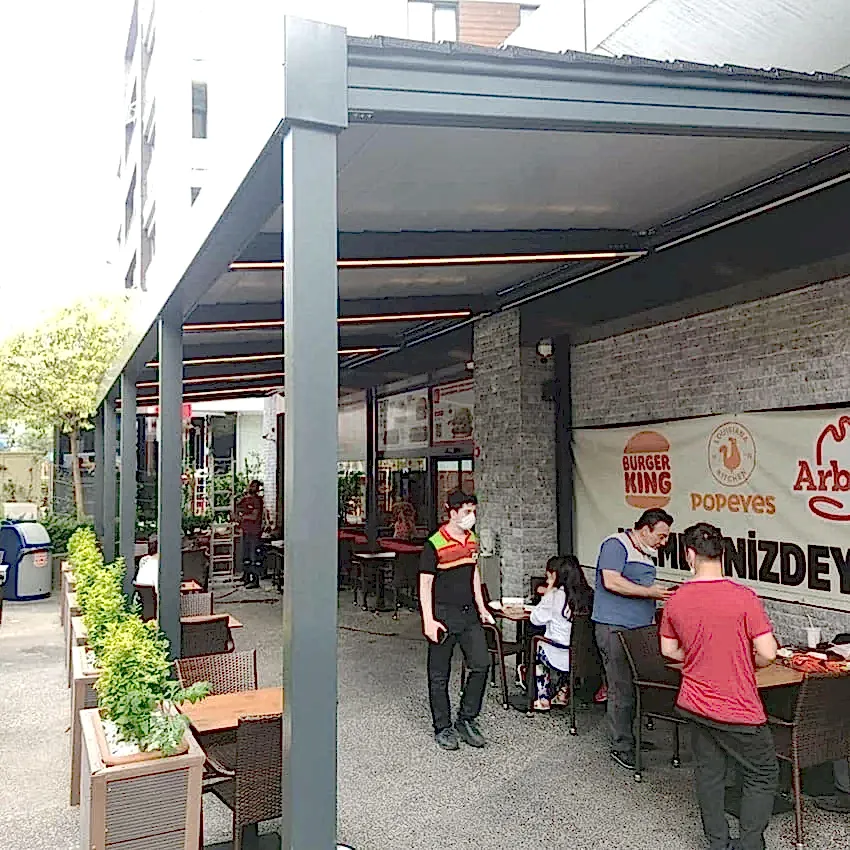 Bioklimatik Tente 6 Bioklimatik Cati 10