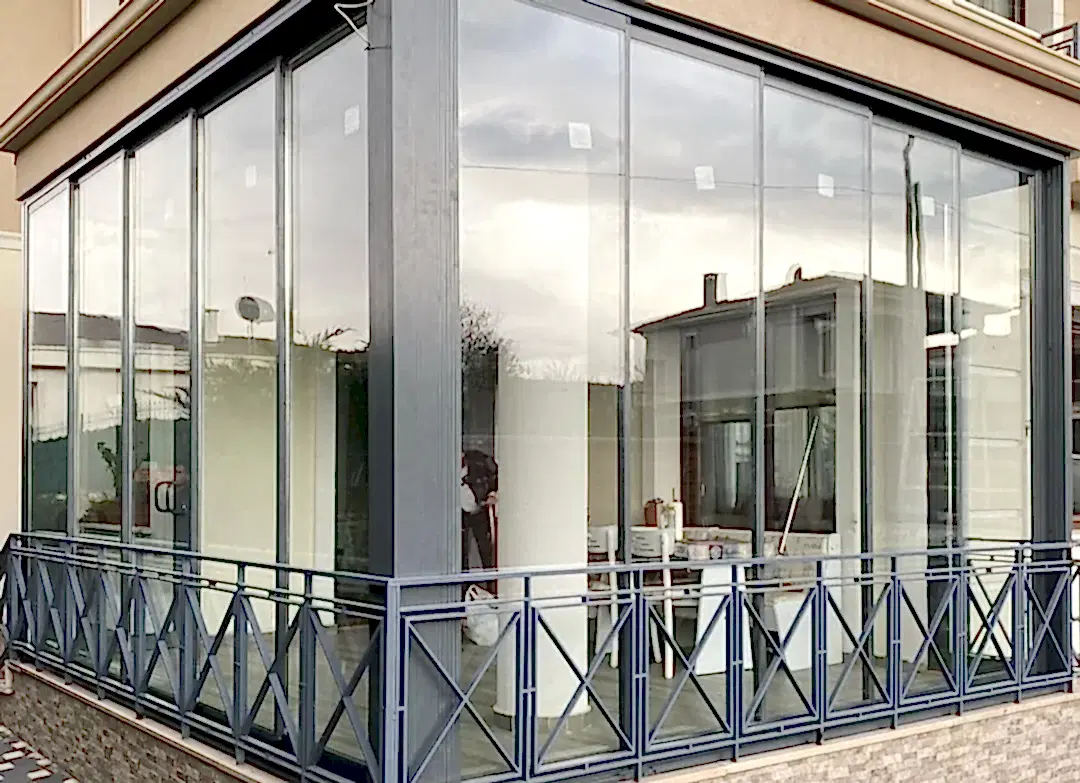 Sürgülü Cam Balkon Sistemleri 1 Sürmeli Cam Balkon Sistemleri